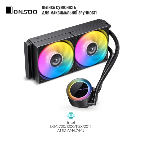 Купить СВО JONSBO TG-240 Black - фото 5