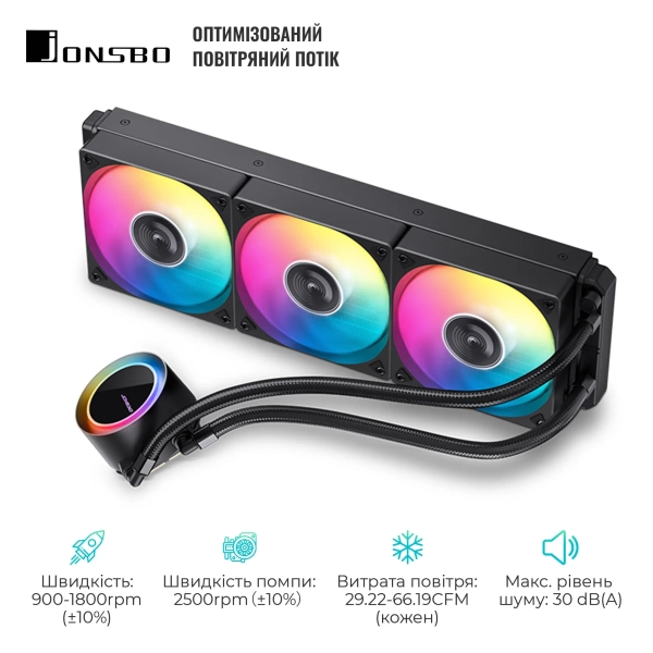 Купить СВО JONSBO TG-360 Black - фото 3