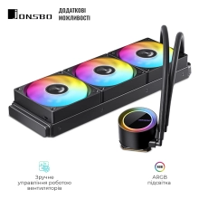 Купить СВО JONSBO TG-360 Black - фото 4
