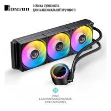 Купить СВО JONSBO TG-360 Black - фото 5