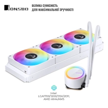 Купить СВО JONSBO TG-360 White - фото 5