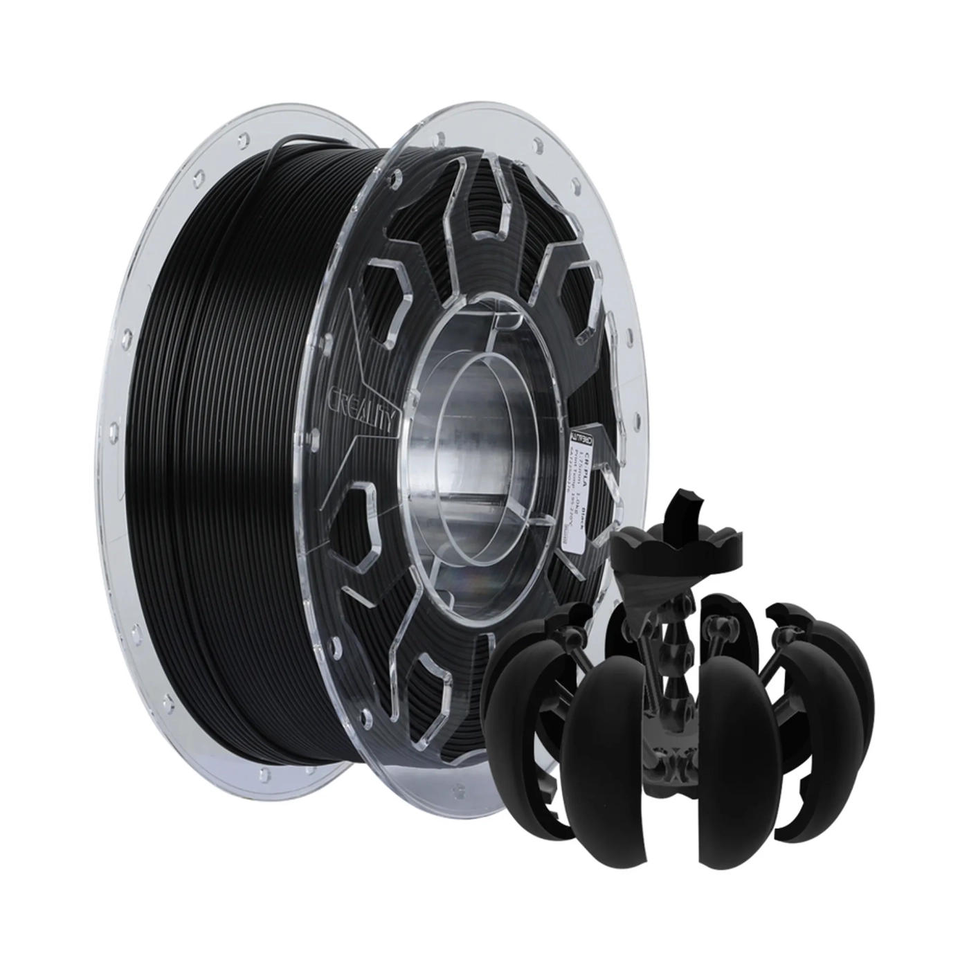 Купить PLA Filament (пластик) для 3D принтера CREALITY 1кг, 1.75мм, черный - фото 1