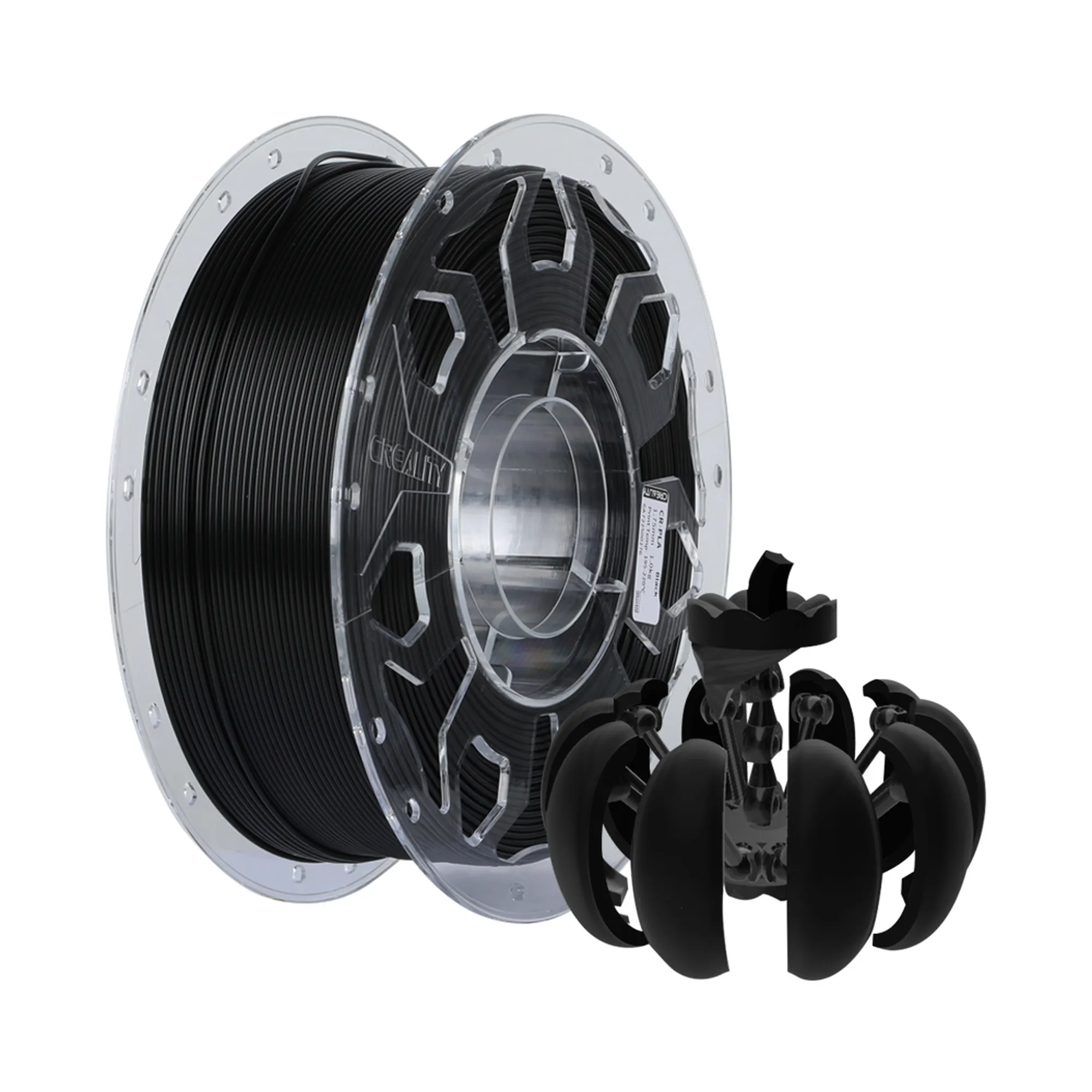 Купить PLA Filament (пластик) для 3D принтера CREALITY 1кг, 1.75мм, черный - фото 1