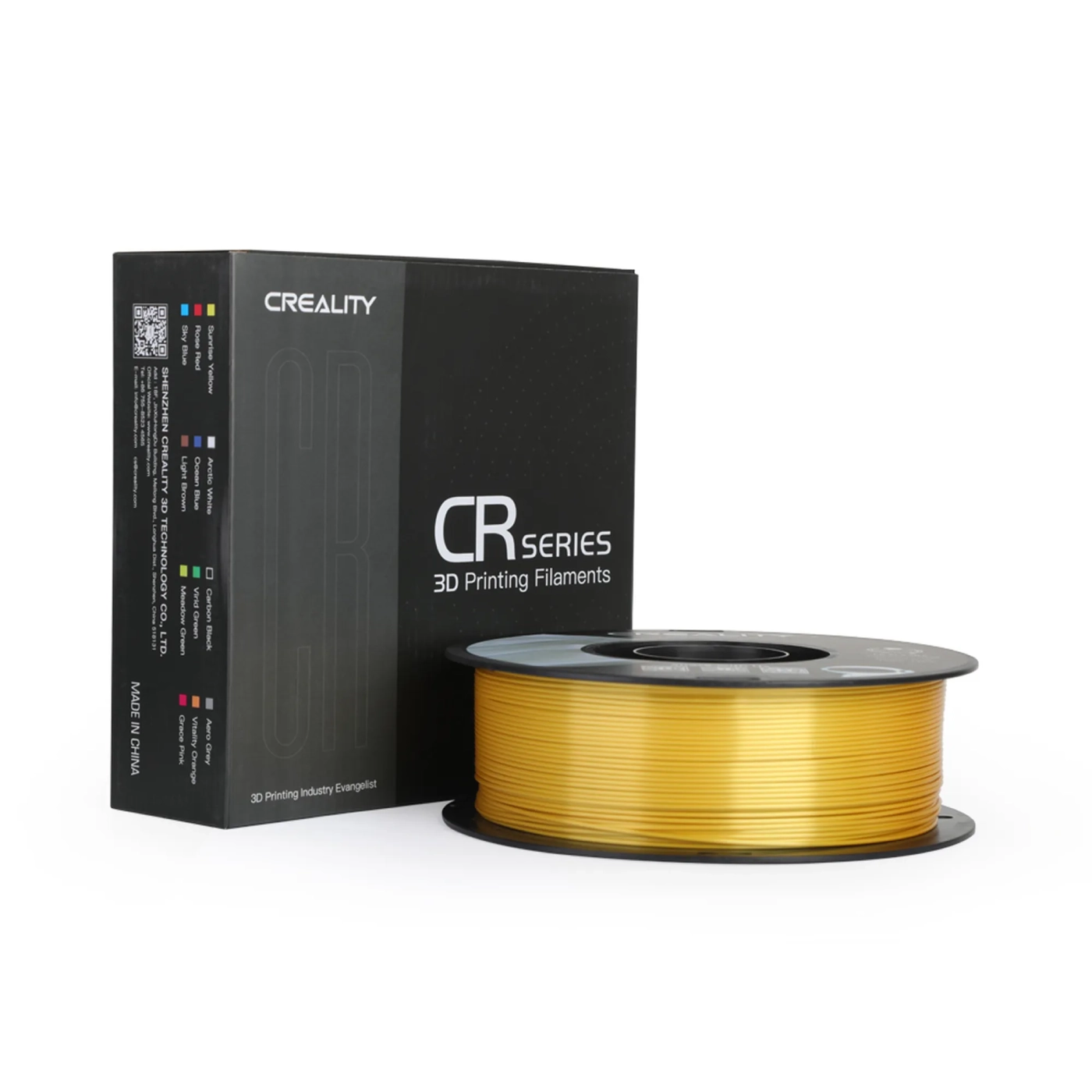 Купити PLA Filament (пластик) для 3D принтера CREALITY шовковий блиск 1кг, 1.75мм, золотий - фото 6