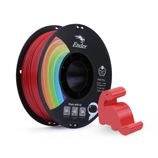 Купить PLA+ Filament (пластик) для 3D принтера CREALITY 1кг, 1.75мм, красный - фото 2