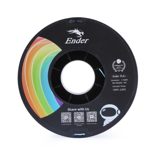 Купити PLA+ Filament (пластик) для 3D принтера CREALITY 1кг, 1.75мм, синій - фото 3