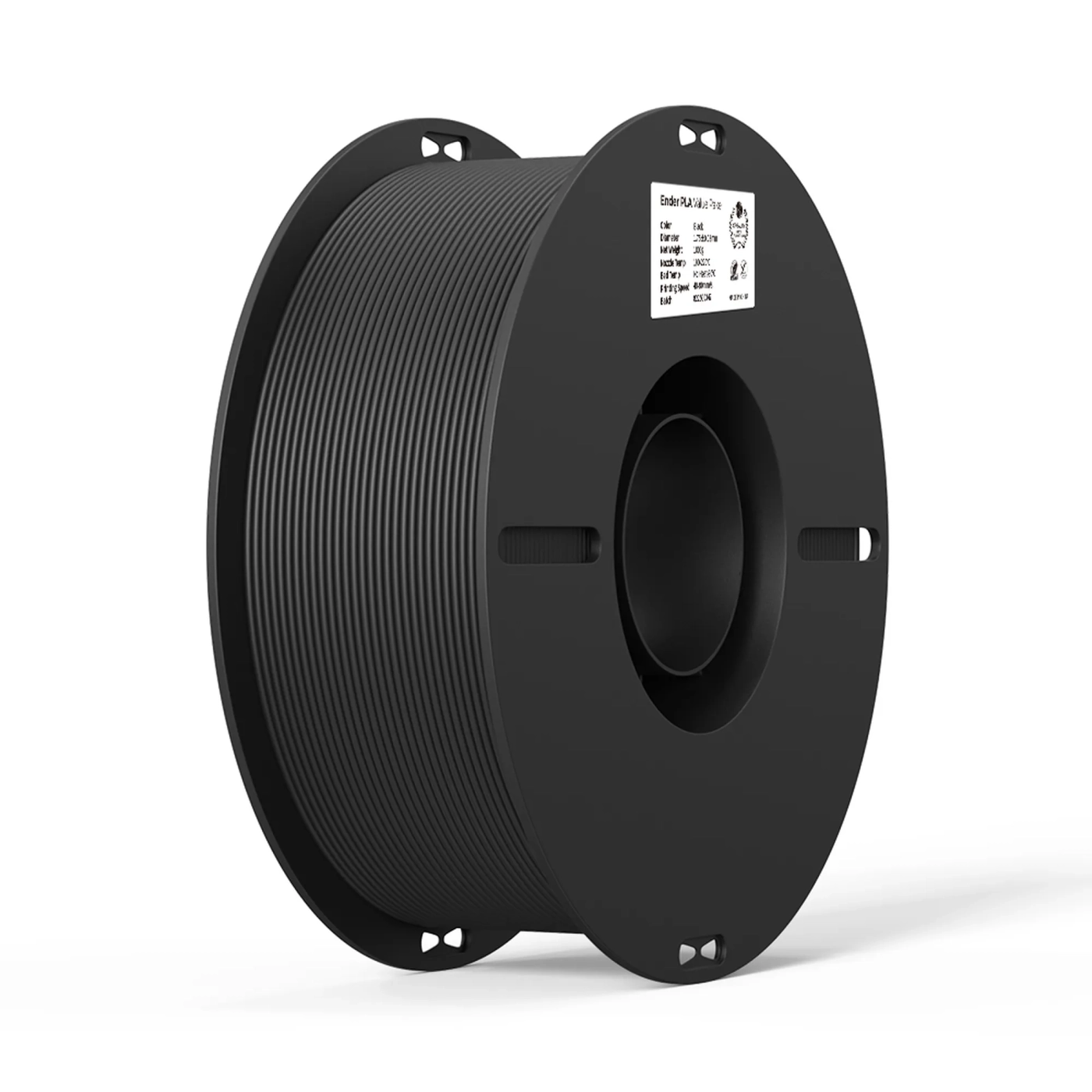 Купить PLA Filament (пластик) для 3D принтера CREALITY 2x1кг, 1.75мм, черный и белый - фото 3