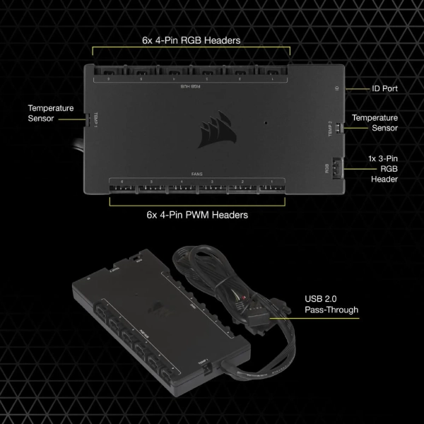 Купить Контроллер Corsair iCUE Commander Core XT - фото 7