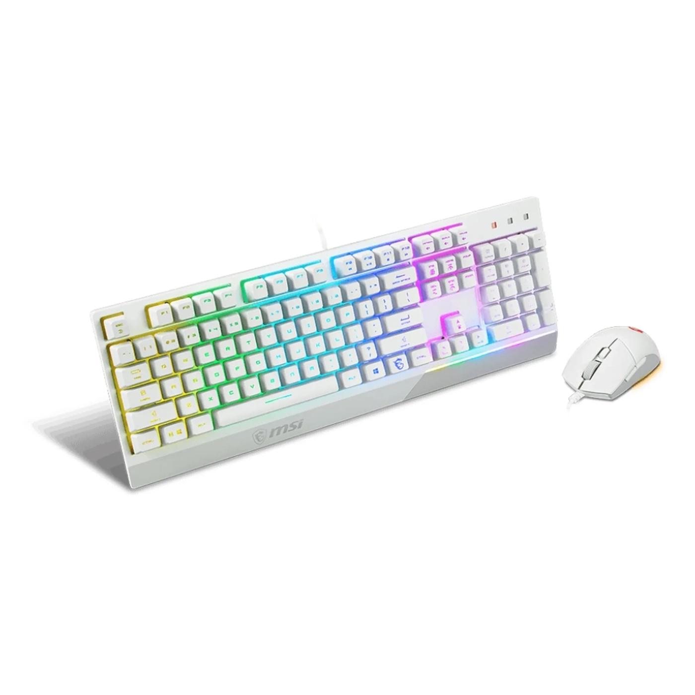 Купить Комплект клавиатура и мышь MSI Vigor GK30 Combo UA White - фото 4