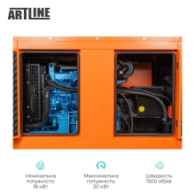 Купити Генератор Turqpow TP-B 25 Baudouin 18kW 20kW Max - фото 3