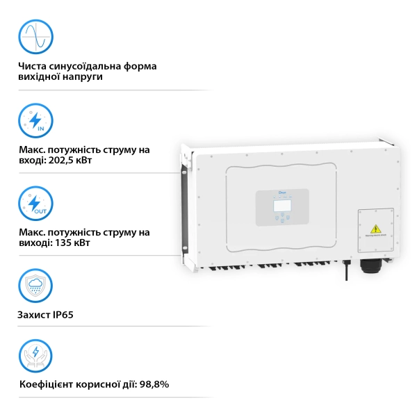 Купить Сетевой инвертор SUN-135K-G01P3-EU-AM8 - фото 2