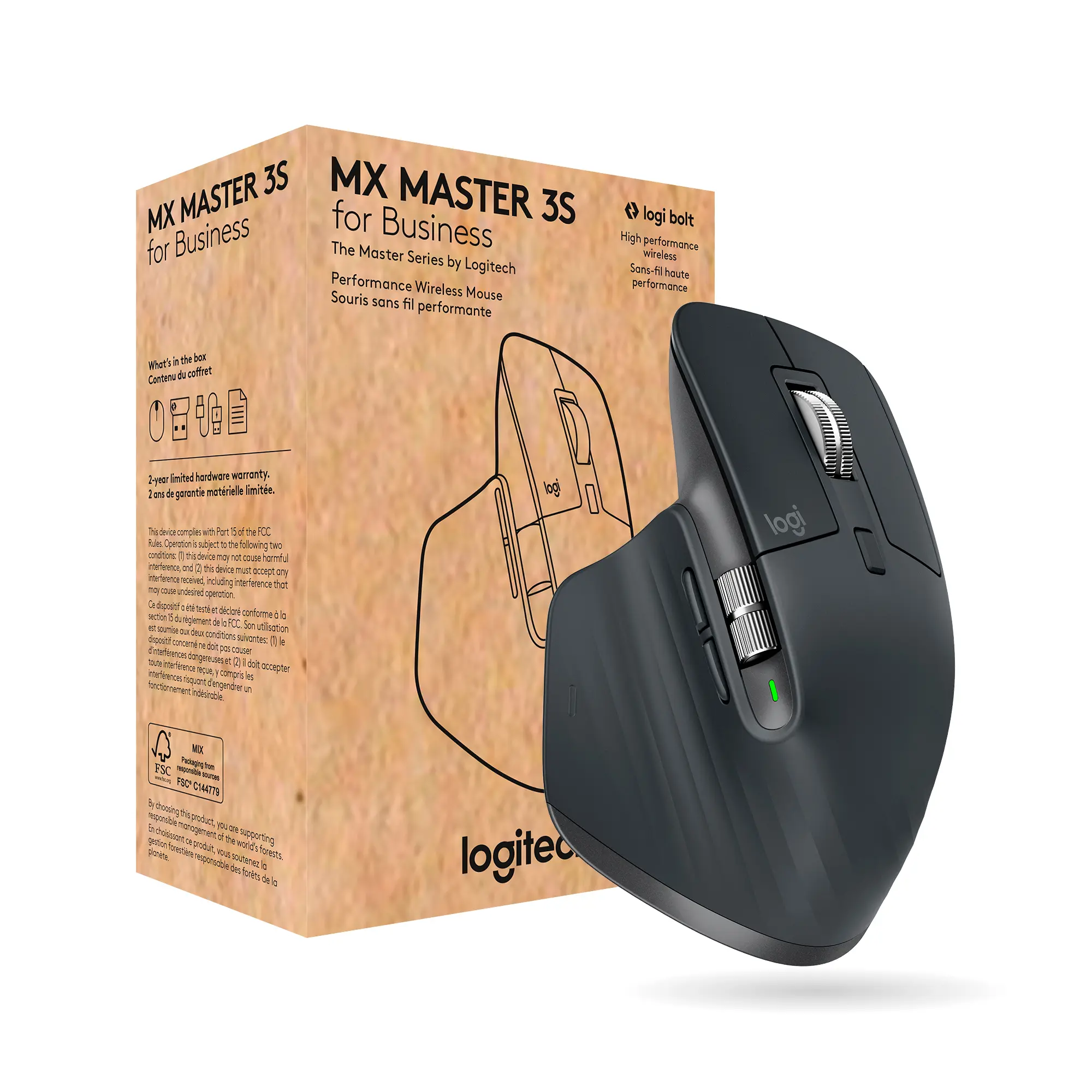 Мышь Logitech MX Master 3S for Business Graphite (910-006582