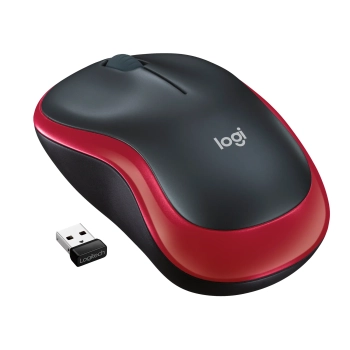 Купити Мишка Logitech M185 Wireless Red - фото 1