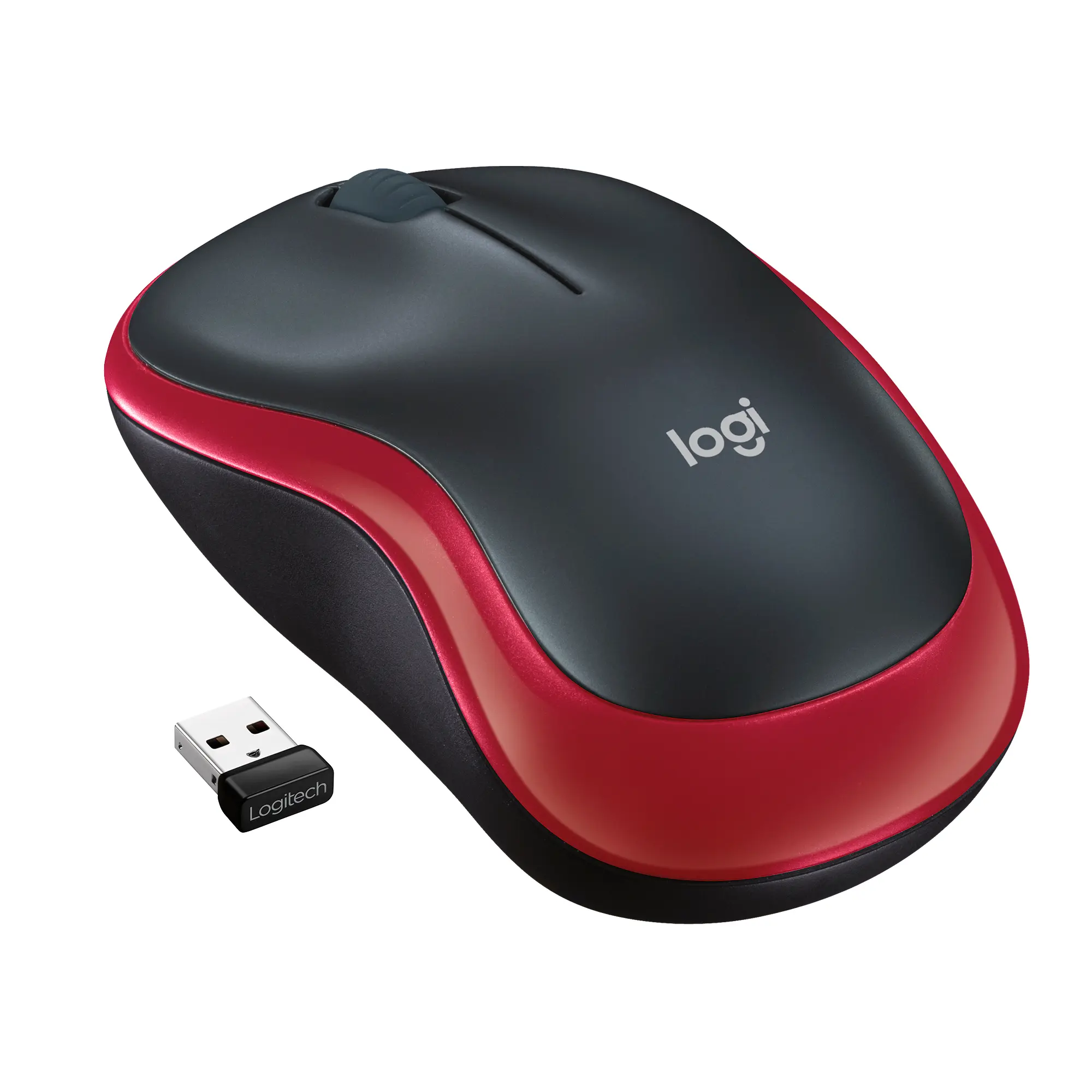 Купити Мишка Logitech M185 Wireless Red - фото 1