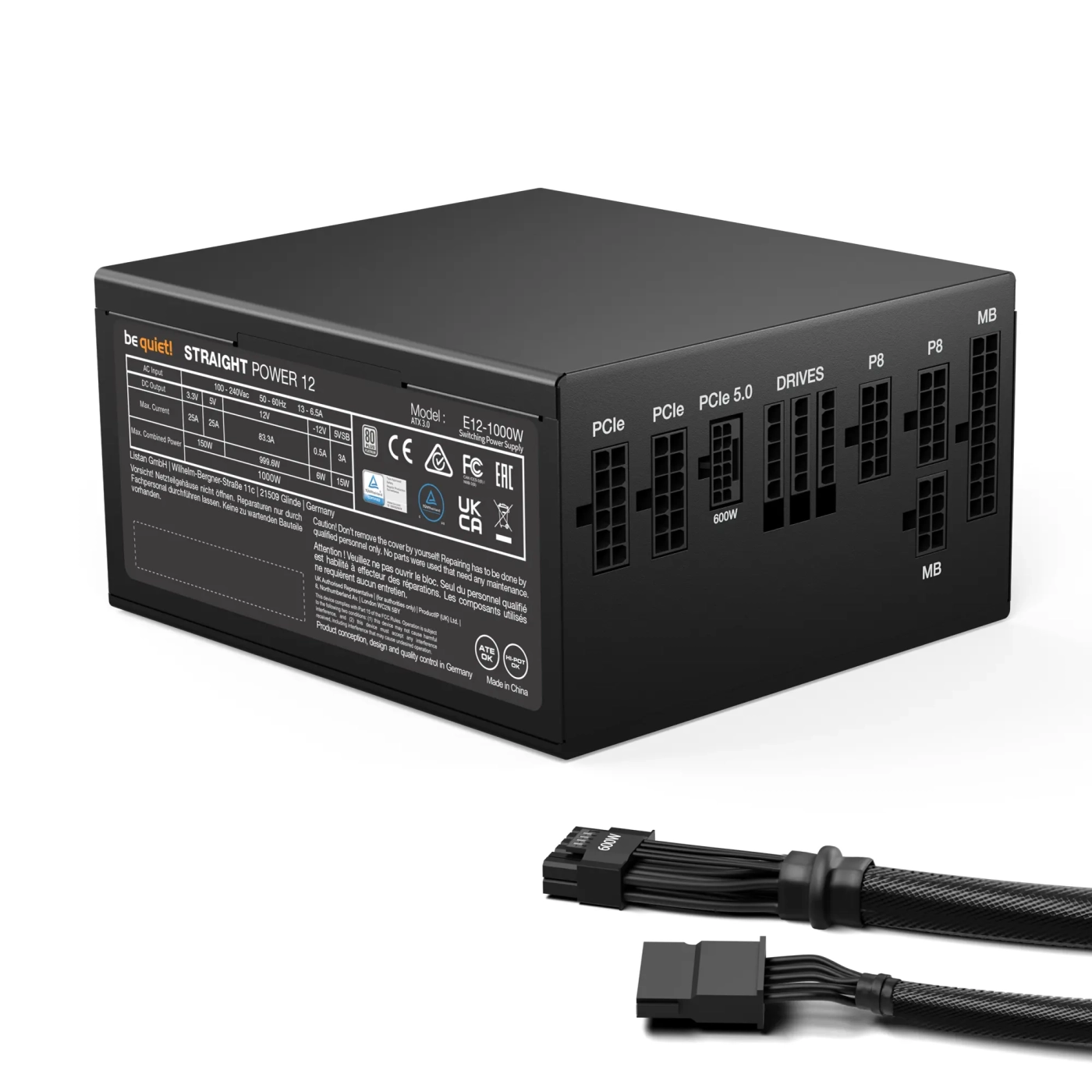 Купить Блок питания be quiet! Straight Power 12 1000W (BN338) - фото 3