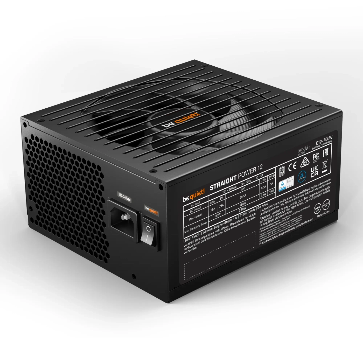 Купить Блок питания be quiet! Straight Power 12 750W (BN336) - фото 1