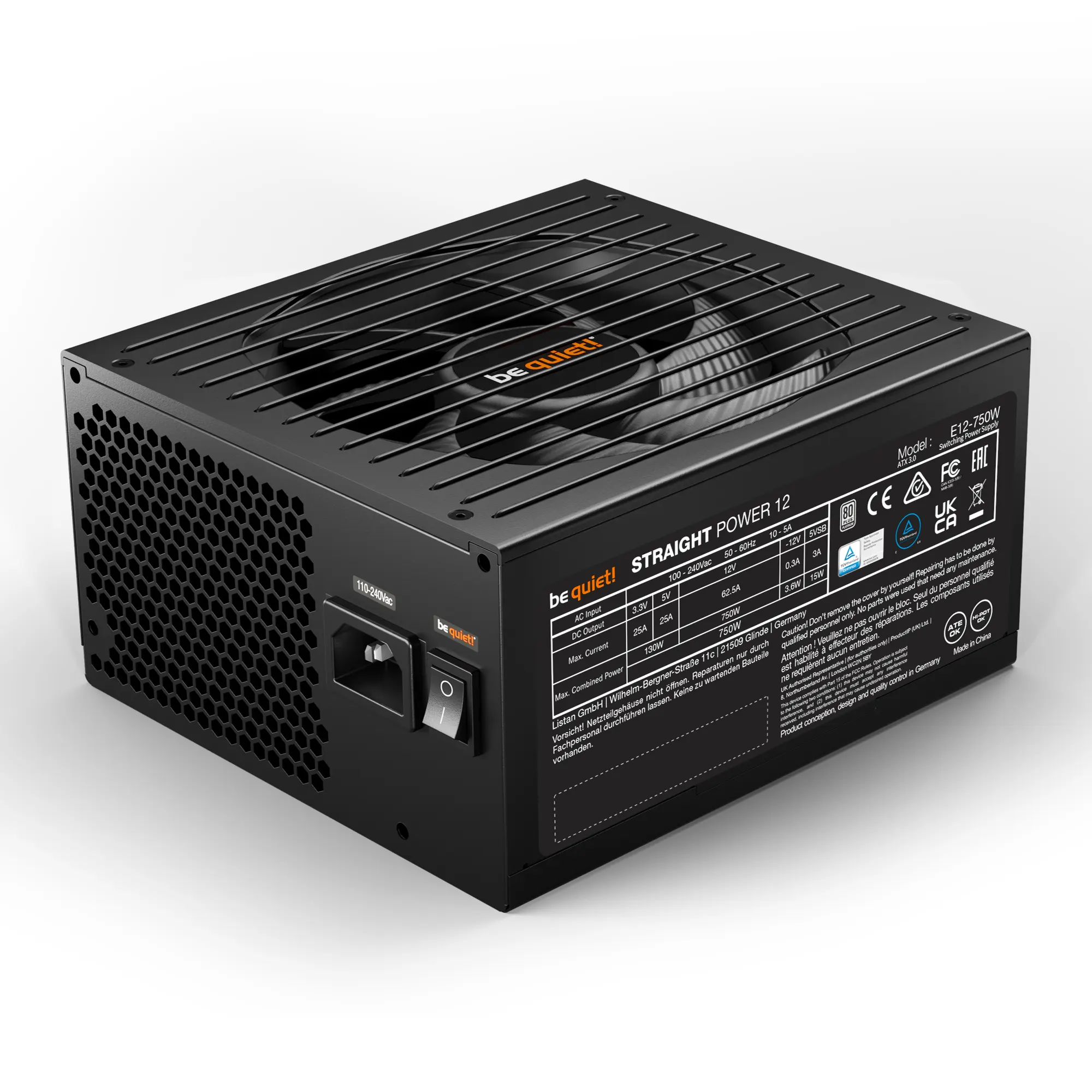 Купить Блок питания be quiet! Straight Power 12 750W (BN336) - фото 1