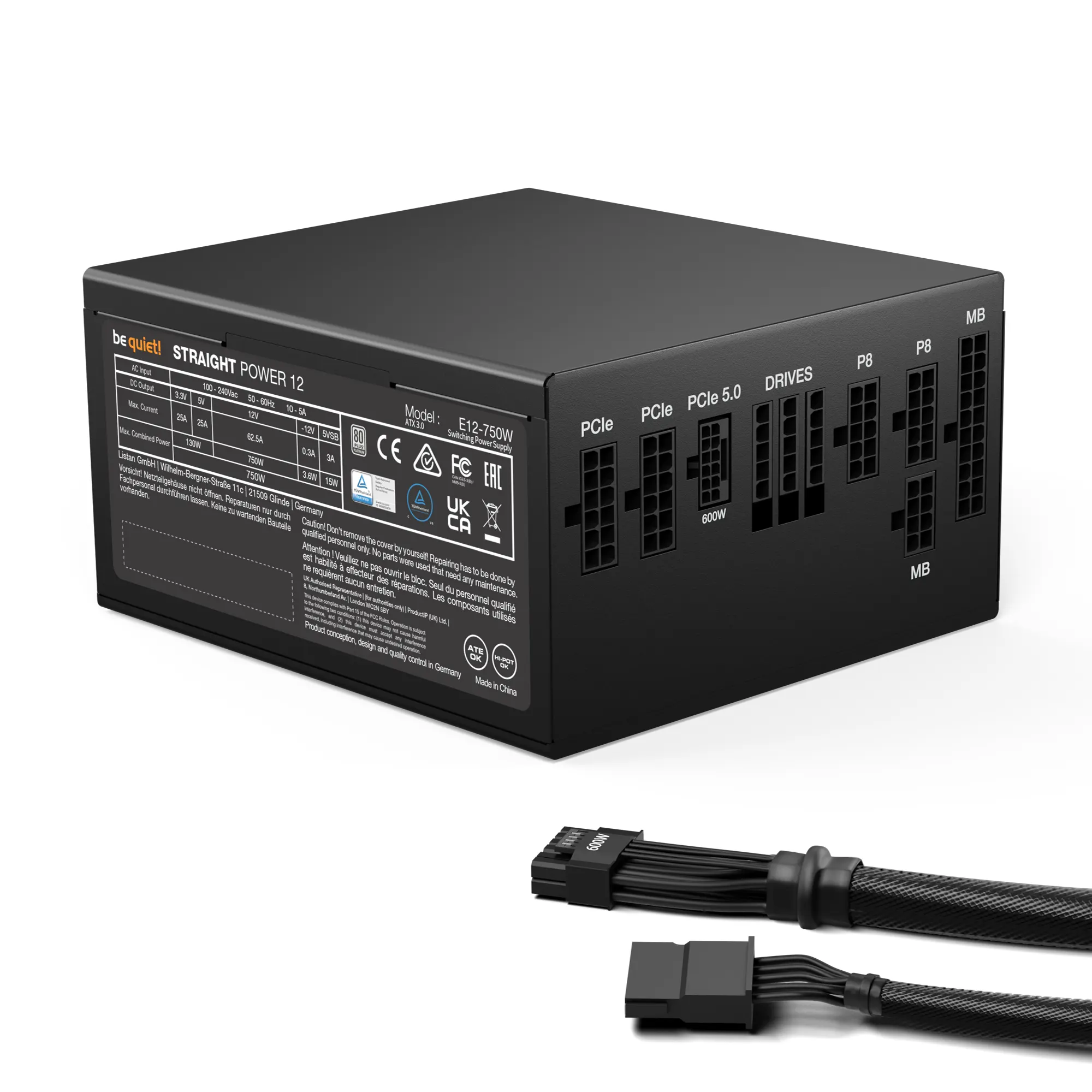 Купить Блок питания be quiet! Straight Power 12 750W (BN336) - фото 3