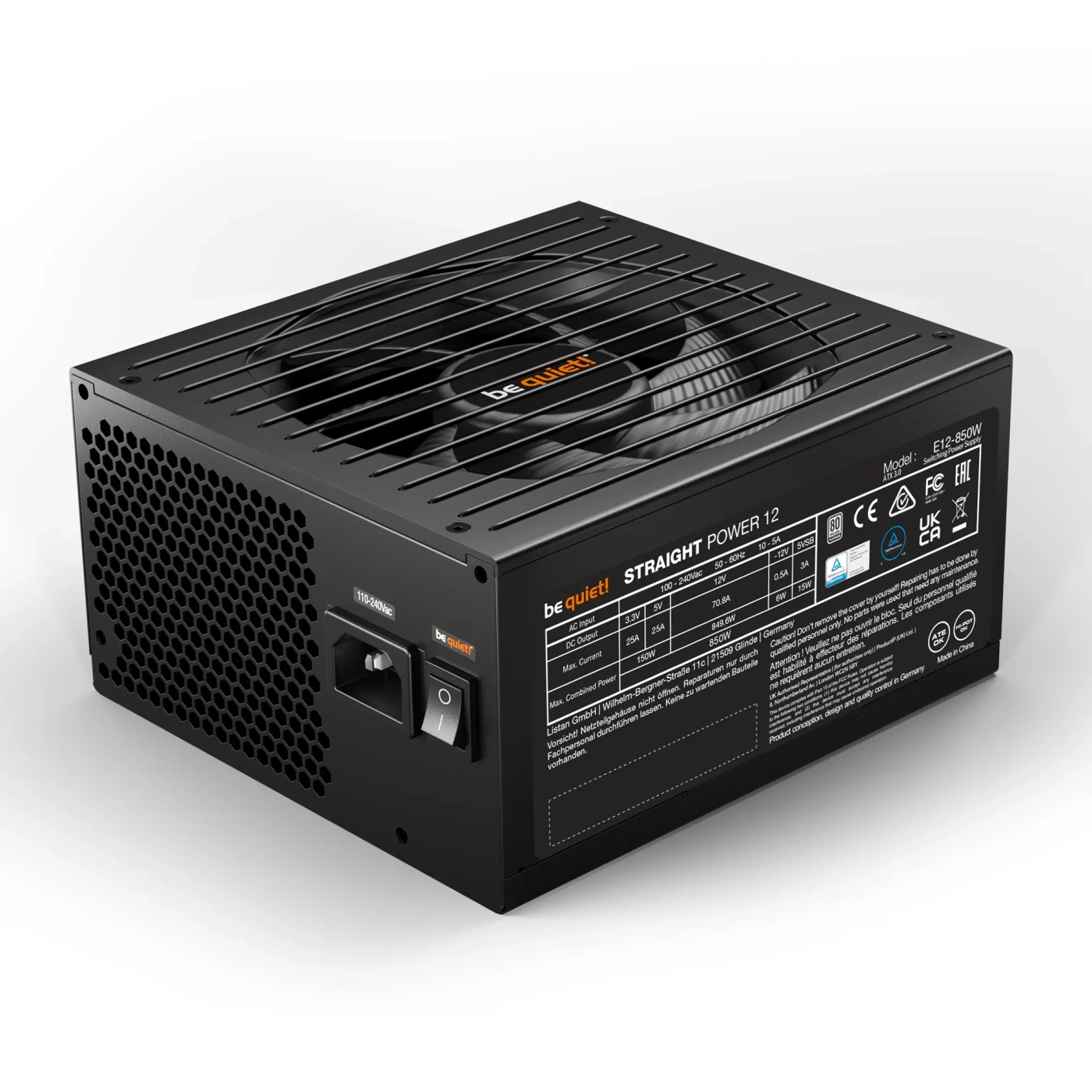 Купити Блок живлення be quiet! Straight Power 12 850W (BN337) - фото 1