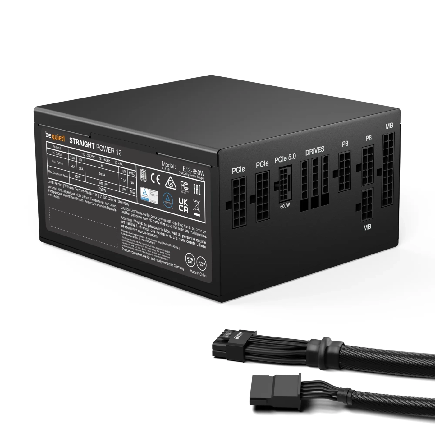 Купити Блок живлення be quiet! Straight Power 12 850W (BN337) - фото 3