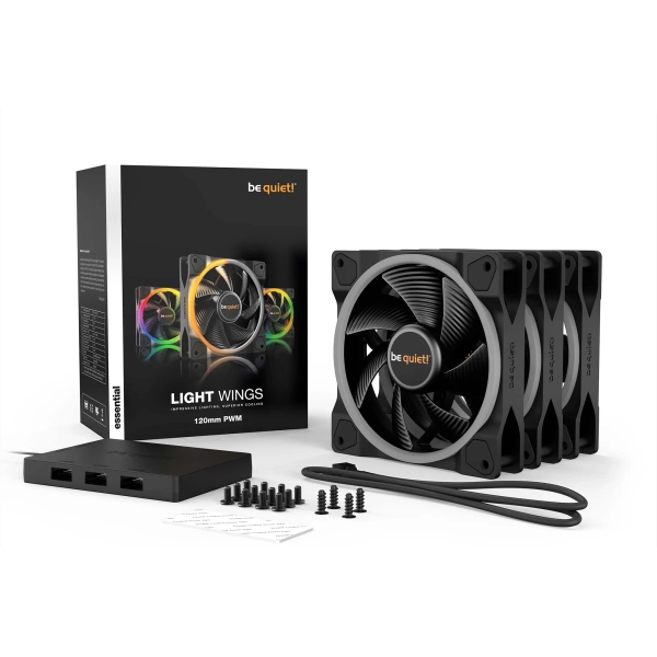 Купить Вентилятор be quiet! Light Wings 120 mm PWM 3 pcs (BL076) - фото 5