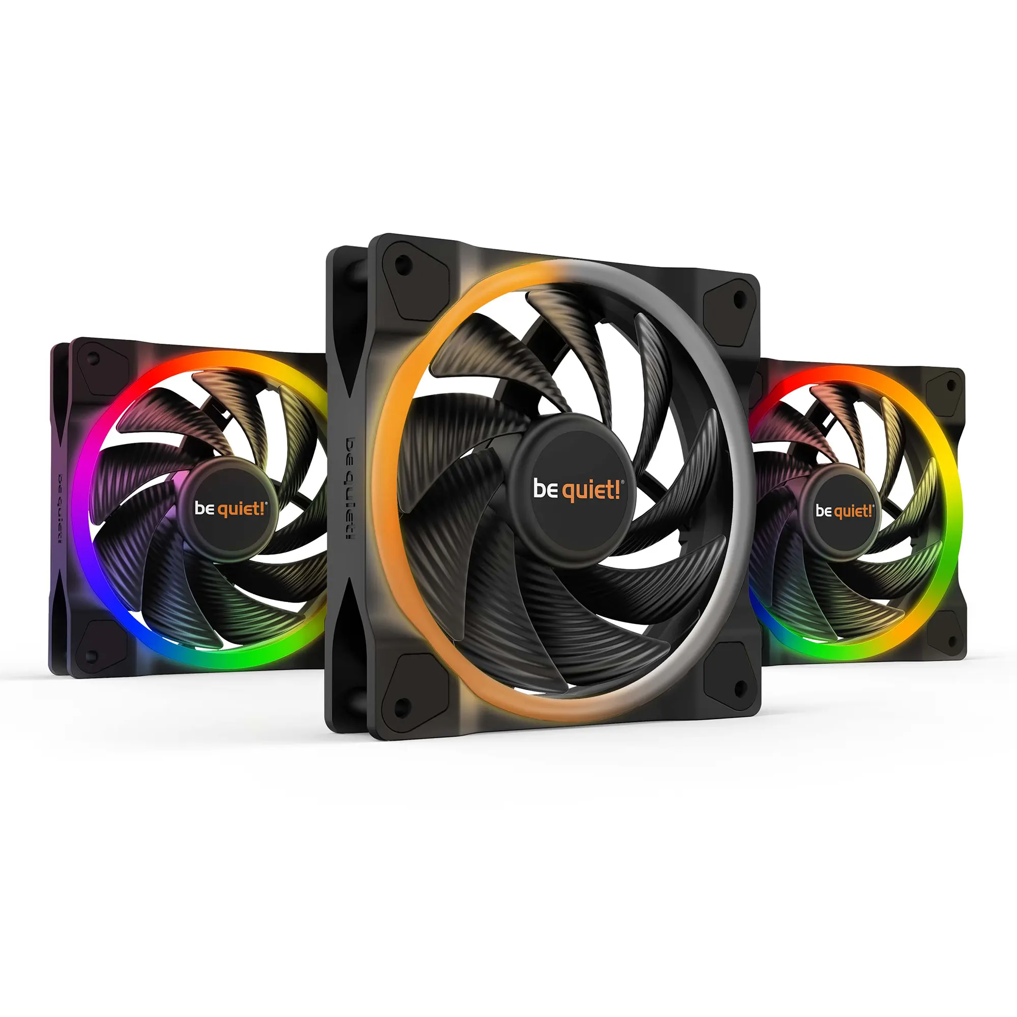 Купити Вентилятор be quiet! Light Wings 120 mm PWM high-speed 3 pcs (BL077) - фото 1