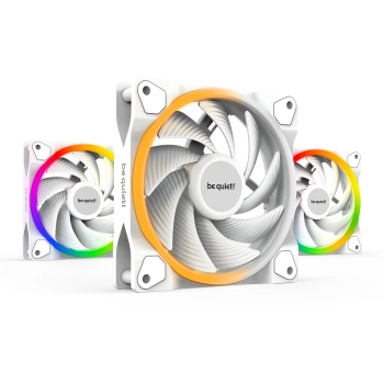 Купити Вентилятор be quiet! Light Wings White 120 mm PWM high-speed 3 pcs (BL101) - фото 1