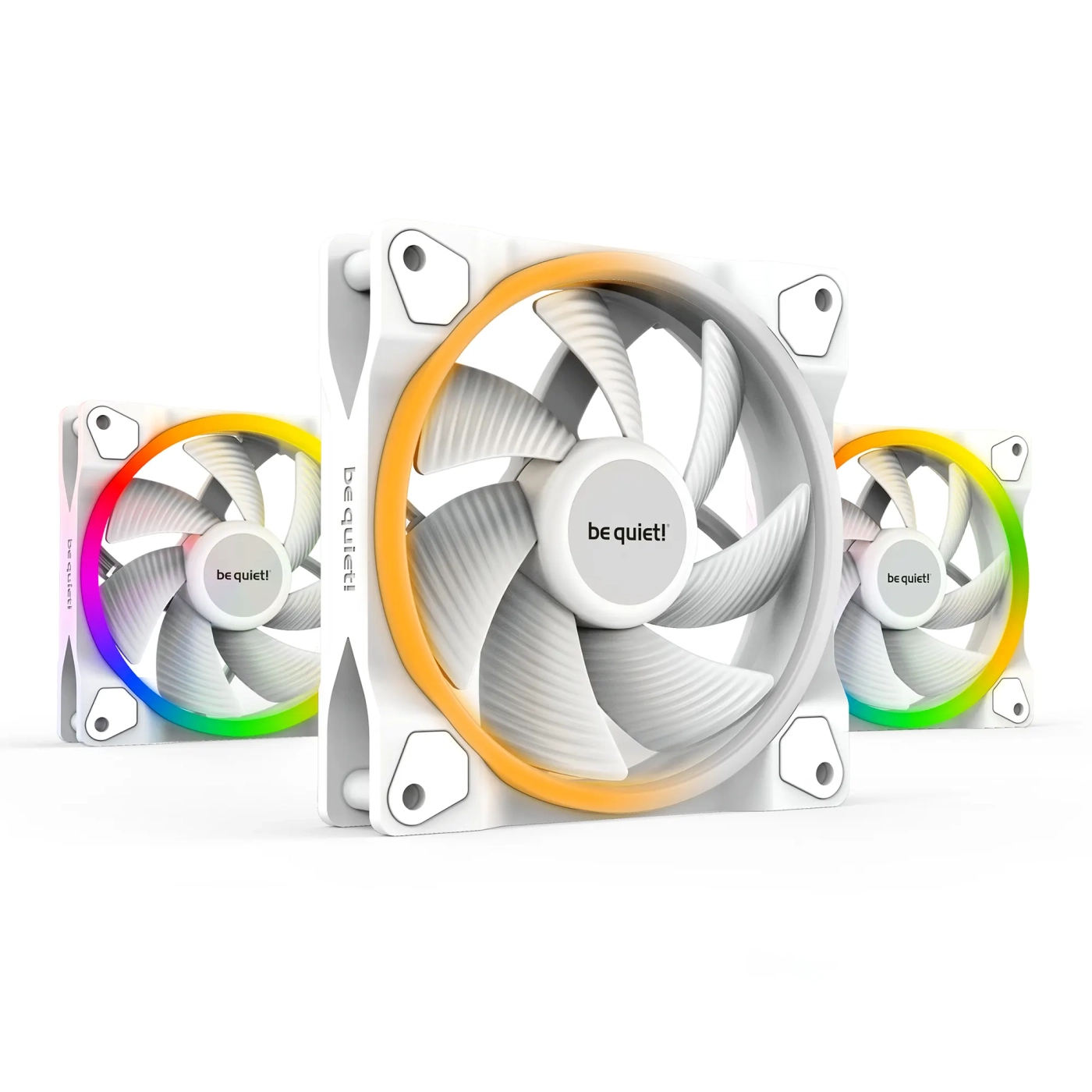 Купити Вентилятор be quiet! Light Wings White 120 mm PWM Triple Pack (BL100) - фото 1