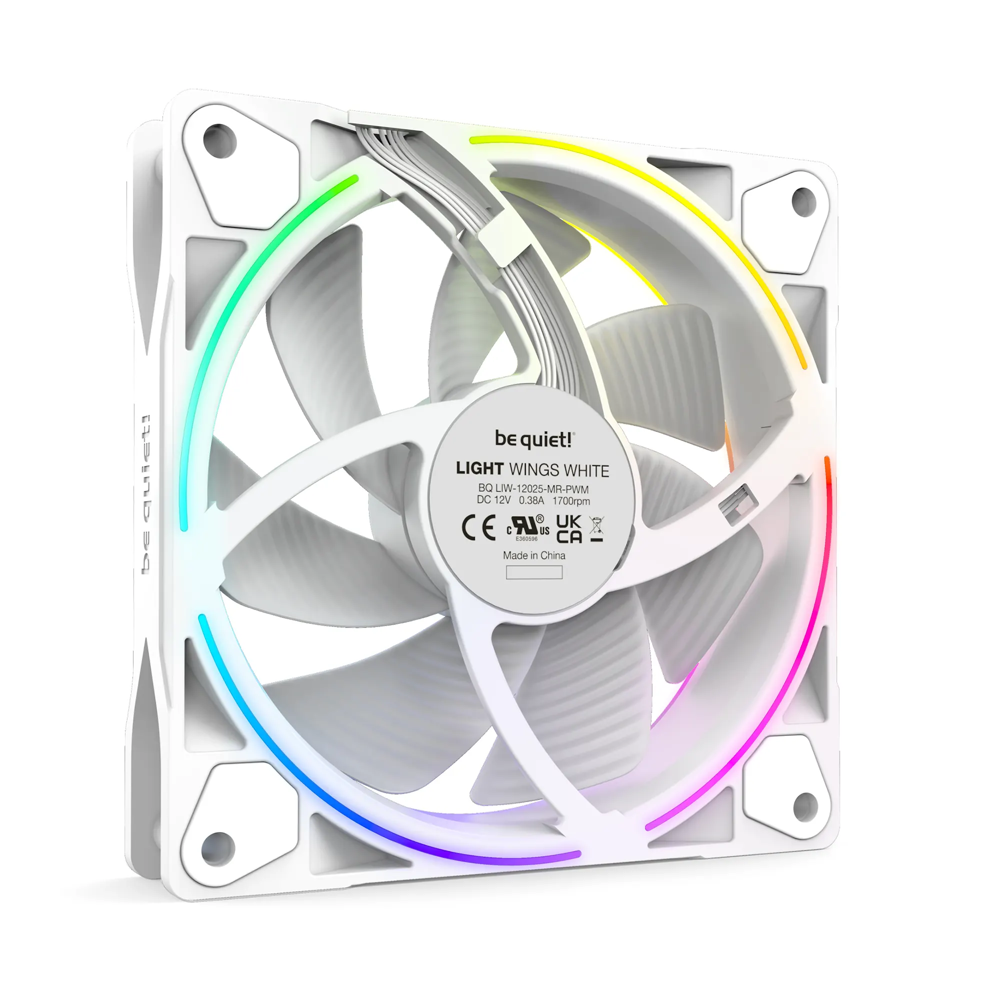 Купити Вентилятор be quiet! Light Wings White 120 mm PWM Triple Pack (BL100) - фото 2