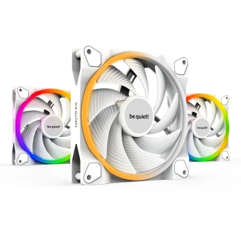 Купить Вентилятор be quiet! Light Wings White 140 mm PWM high-speed 3 pcs (BL103) - фото 1