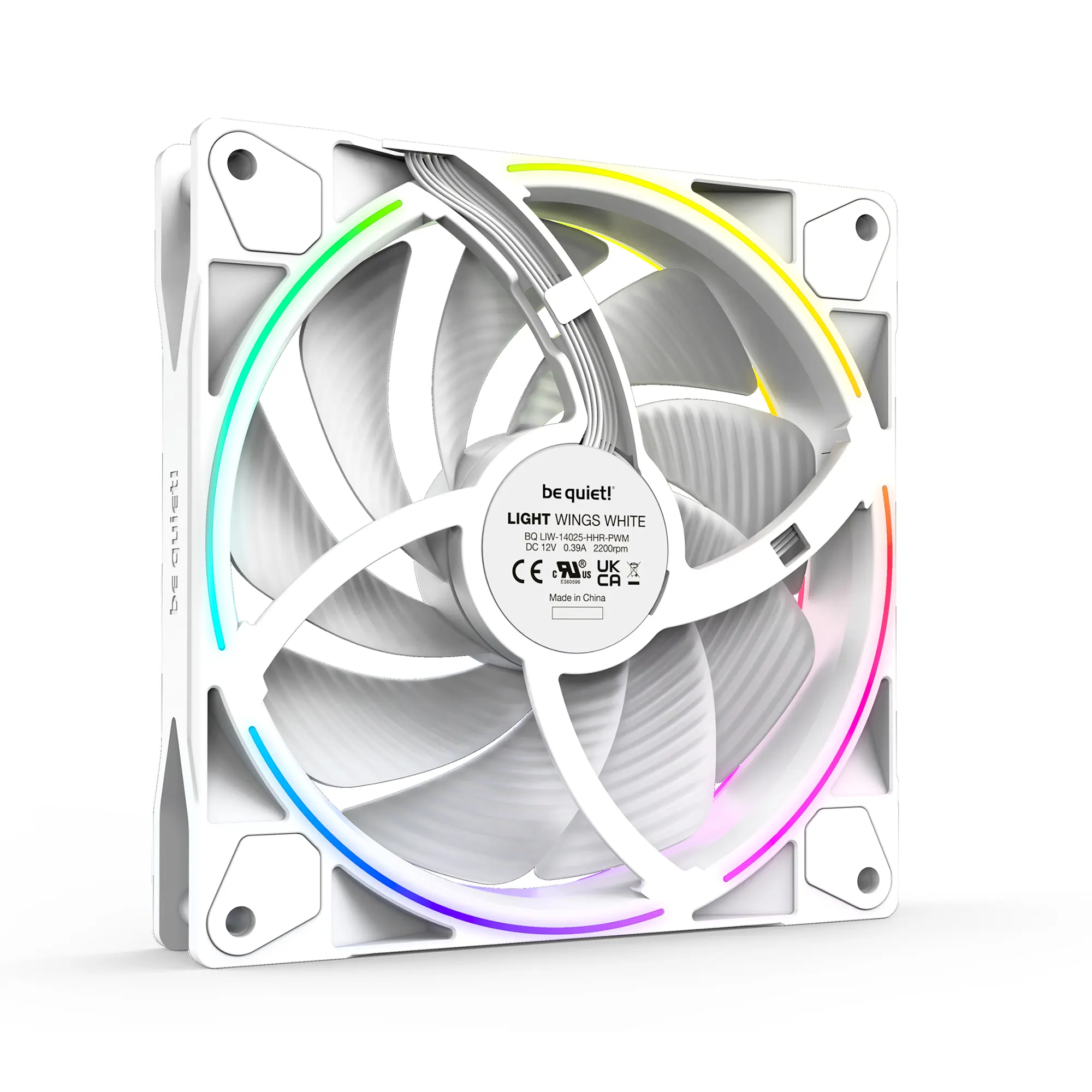 Купить Вентилятор be quiet! Light Wings White 140 mm PWM high-speed 3 pcs (BL103) - фото 2