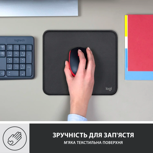 Купити Ігрова поверхня Logitech Mouse Pad Studio Series Graphite - фото 6