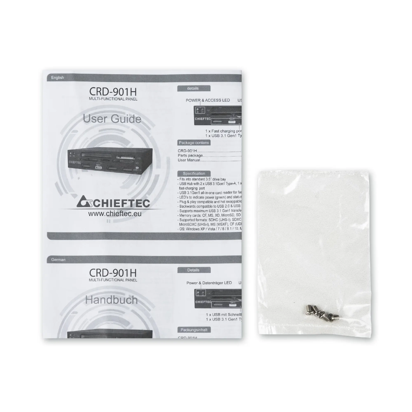 Купить Кард-ридер внутренний CHIEFTEC CRD-901H All-in-One - фото 5