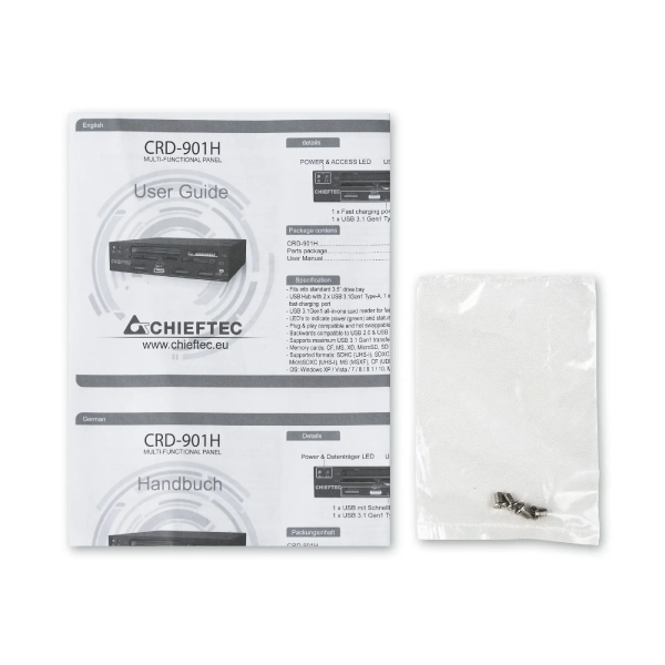 Купить Кард-ридер внутренний CHIEFTEC CRD-901H All-in-One - фото 5
