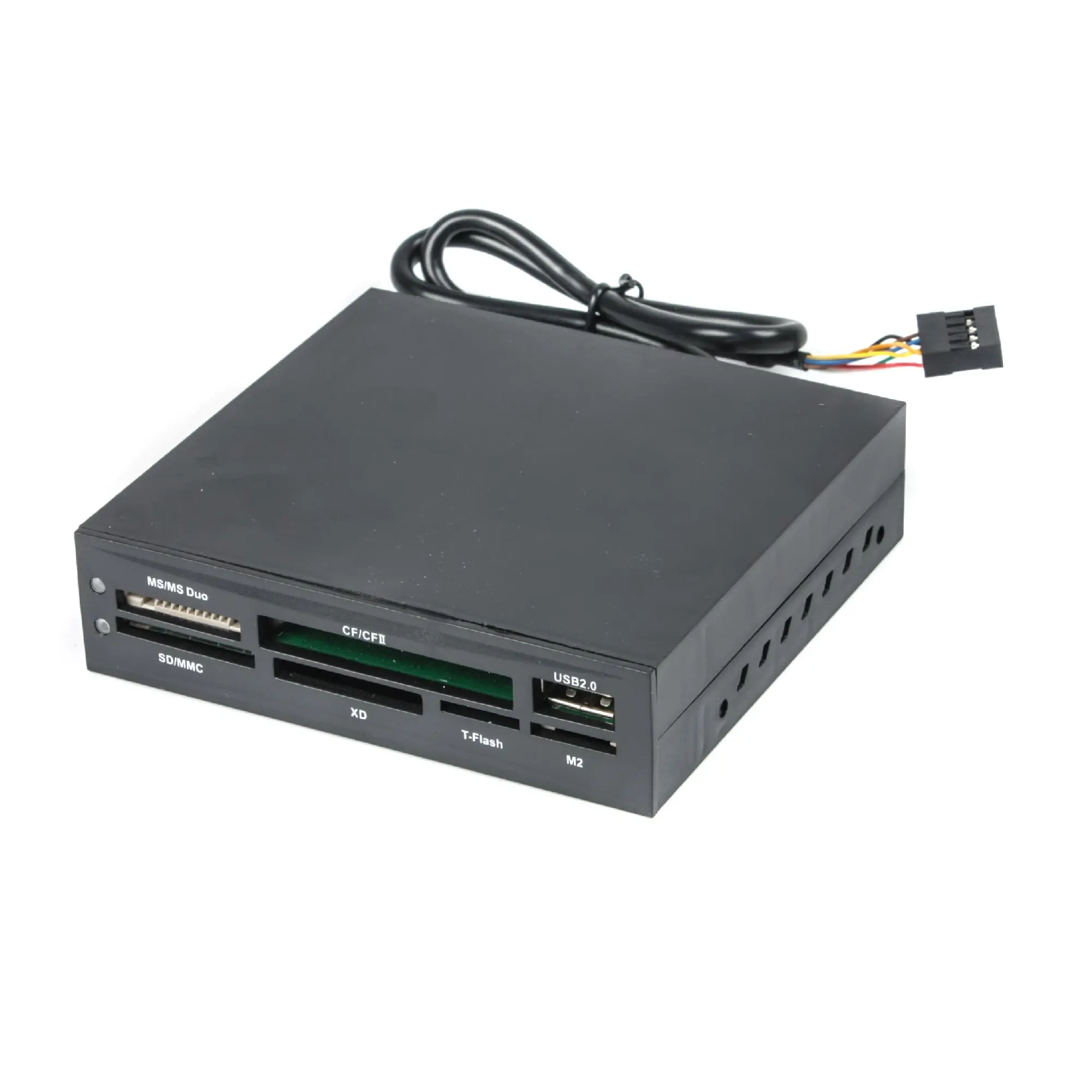 Купить Кард-ридер внутренний Gembird FDI2-ALLIN1-AB All-in-One - фото 1