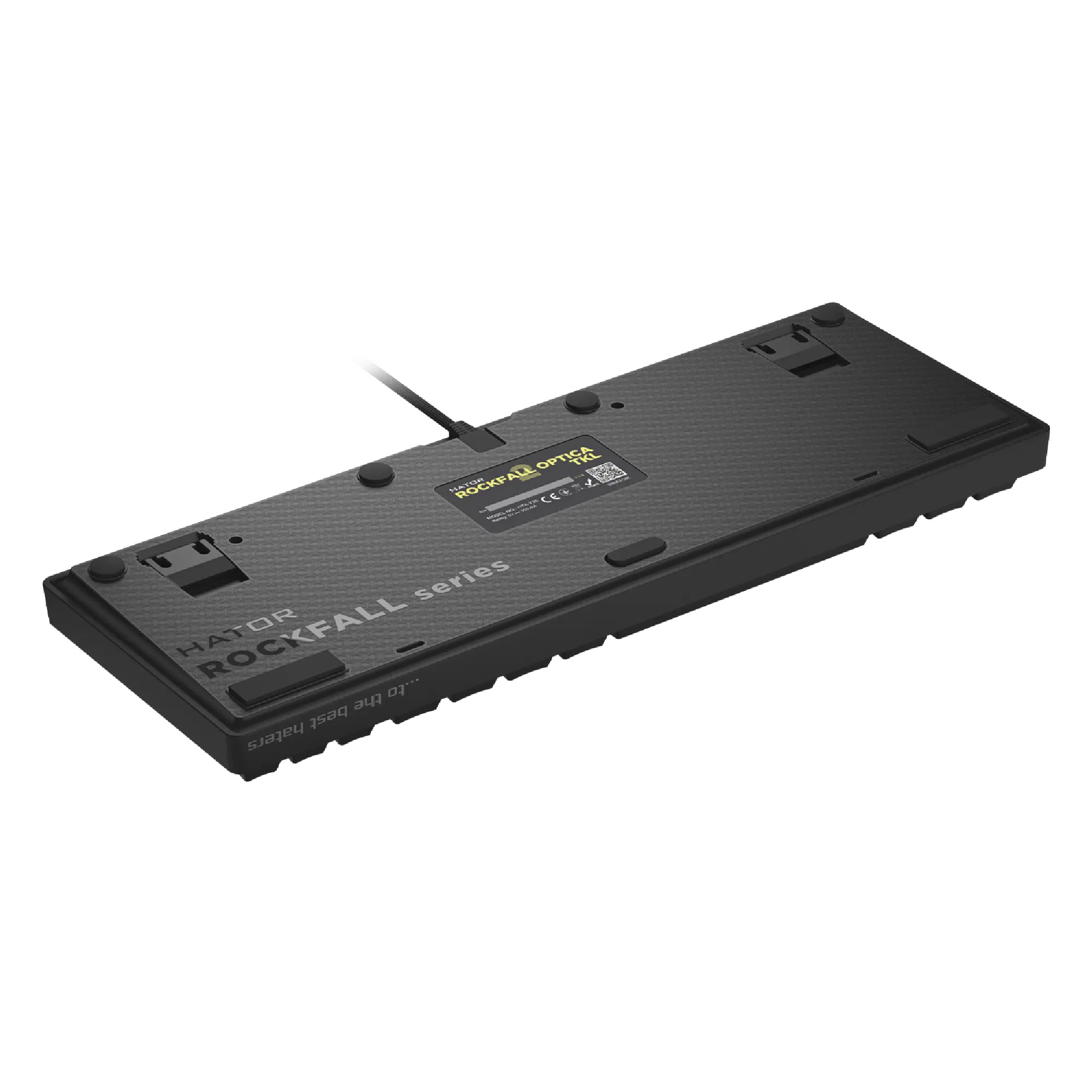 Купити Клавіатура HATOR Rockfall 2 Optica TKL Black - фото 5