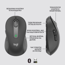 Купити Мишка Logitech Signature M650 Graphite - фото 6