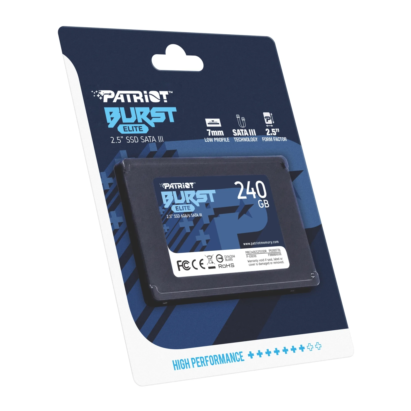 Купити SSD PATRIOT Burst Elite 240GB 2.5" SATA III - фото 5
