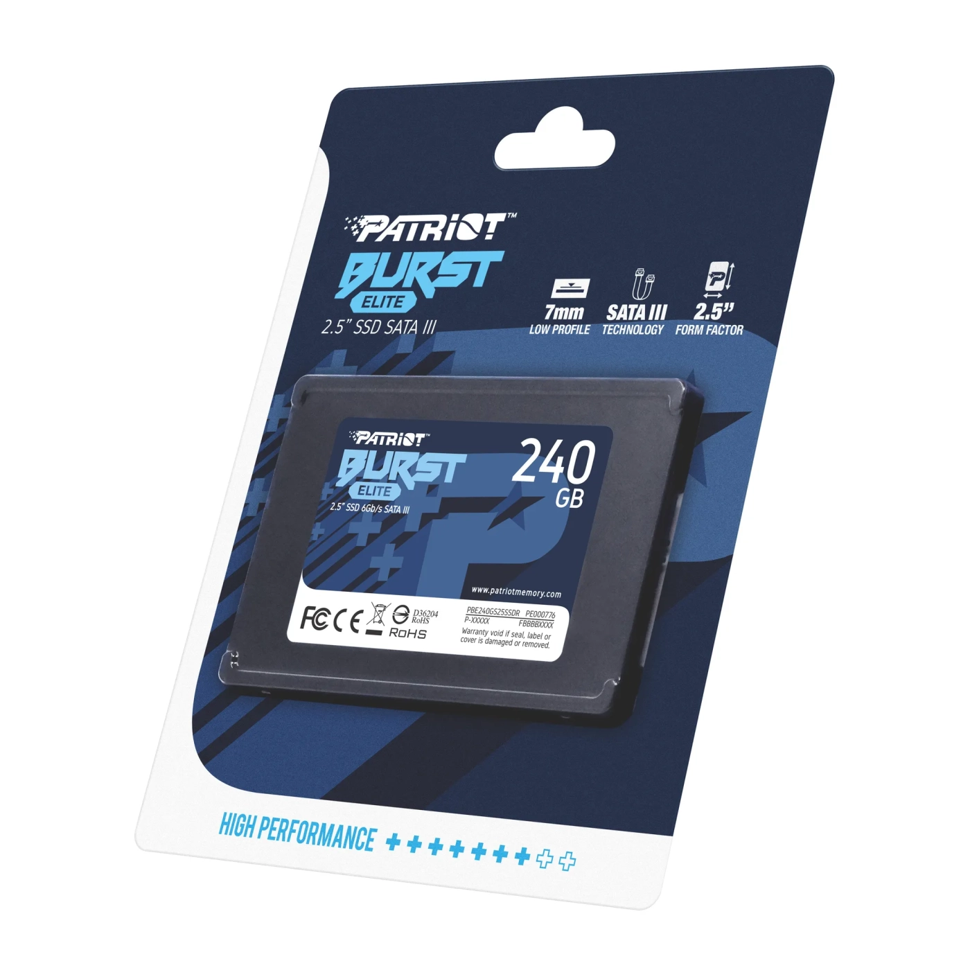 Купити SSD PATRIOT Burst Elite 240GB 2.5" SATA III - фото 6
