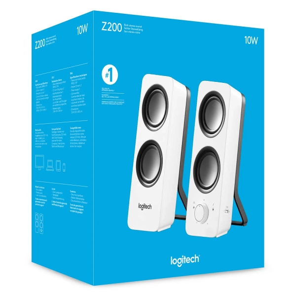 Купить Акустическая система Logitech Z200 White - фото 6