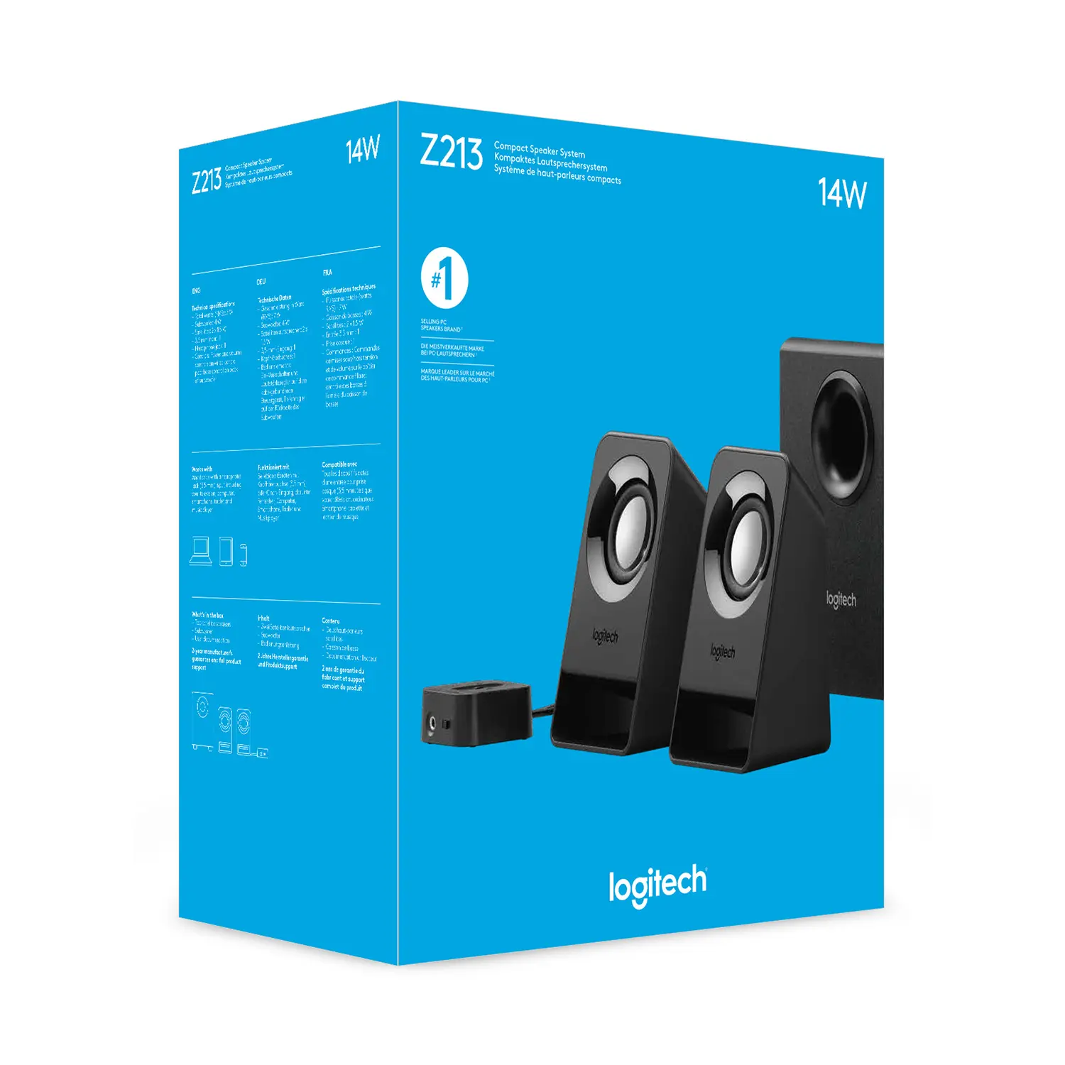 Купити Акустична система Logitech Z313 Black - фото 6