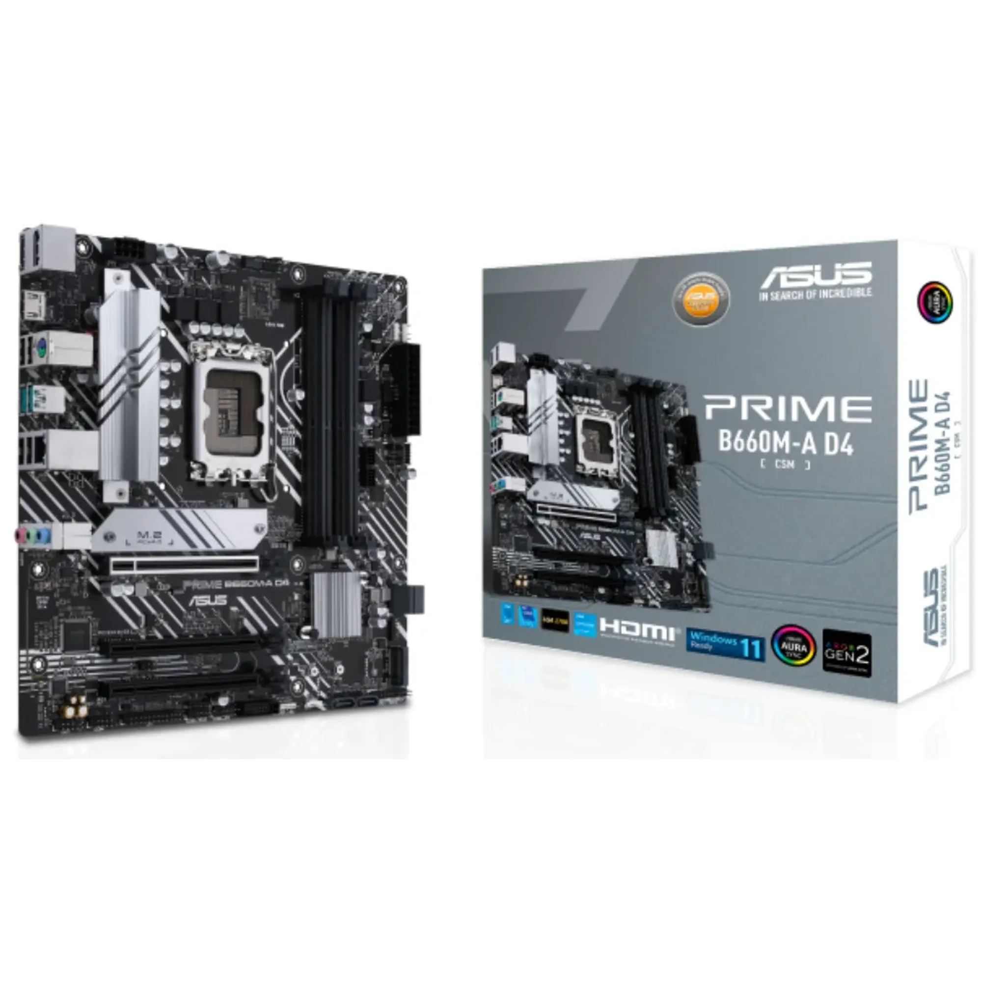 Купить Материнская плата ASUS PRIME B660M-A D4-CSM - фото 1