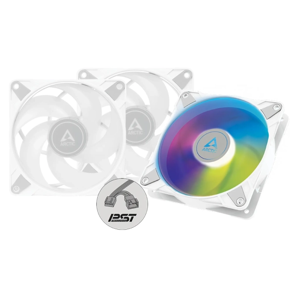 Купити Вентилятор Arctic P12 PWM PST A-RGB White 3-Pack (ACFAN00258A) - фото 2