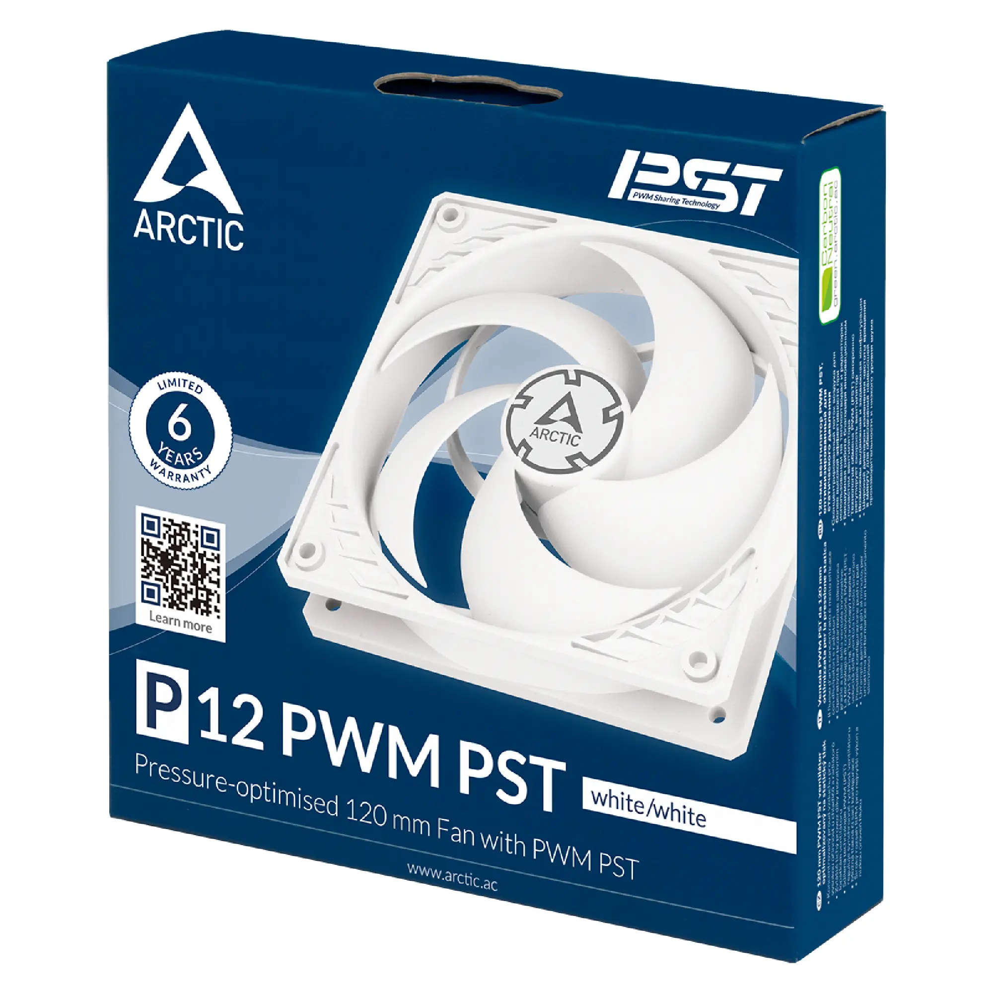 Купить Вентилятор Arctic P12 PWM PST White (ACFAN00170A) - фото 5