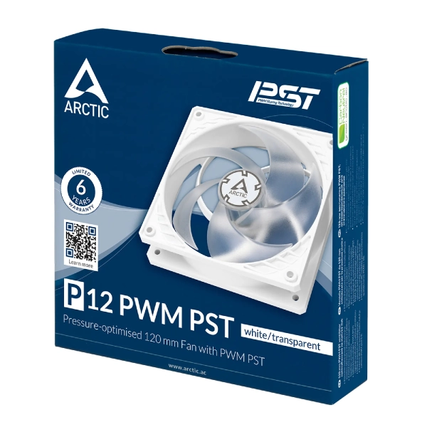 Купить Вентилятор Arctic P12 PWM PST White/Transparent (ACFAN00132A) - фото 5