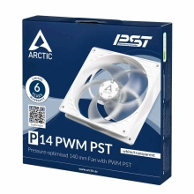 Купити Вентилятор Arctic P14 PWM PST White/Transparent (ACFAN00221A) - фото 4