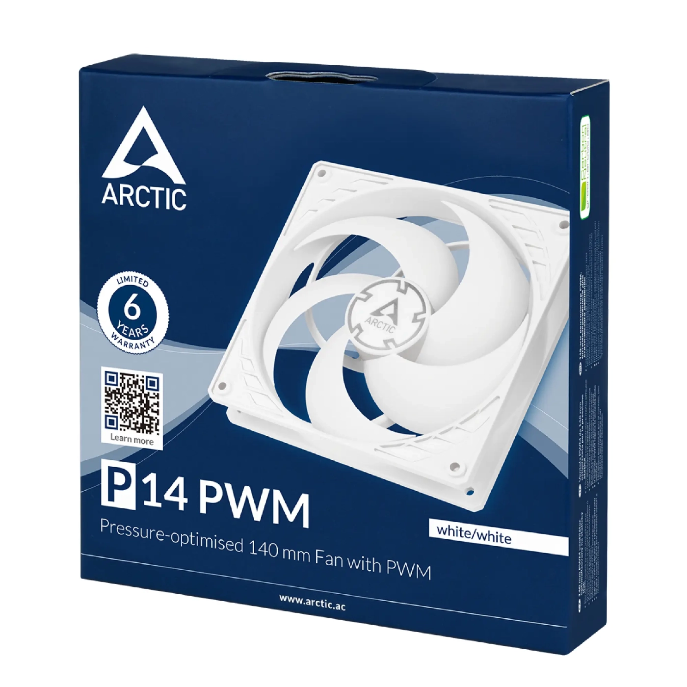 Купить Вентилятор Arctic P14 PWM White (ACFAN00222A) - фото 3