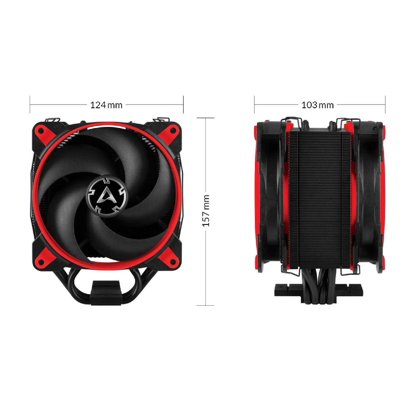 Купить Процессорний кулер Arctic Freezer 34 eSports DUO Red (ACFRE00060A) - фото 7