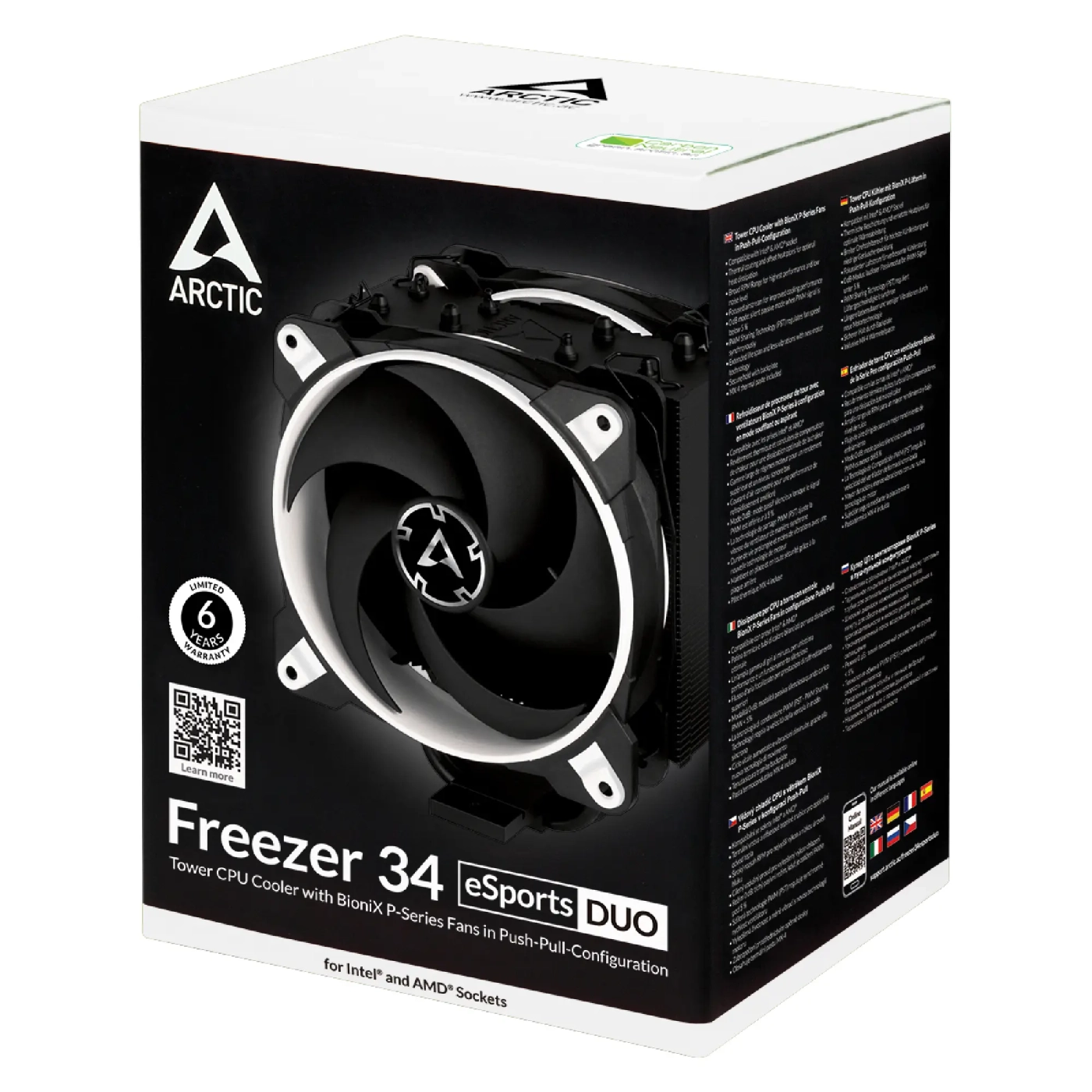 Купить Процессорний кулер Arctic Freezer 34 eSports DUO White (ACFRE00061A) - фото 10