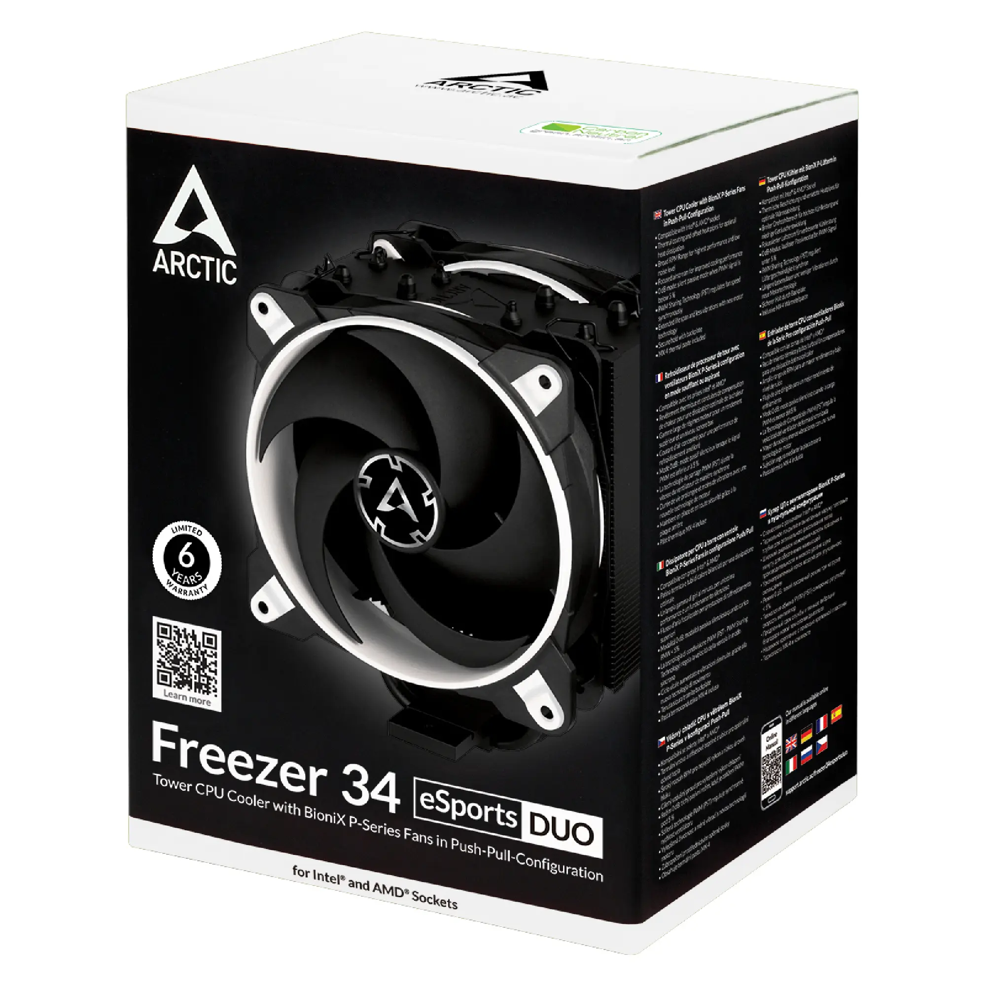 Купить Процессорний кулер Arctic Freezer 34 eSports DUO White (ACFRE00061A) - фото 10
